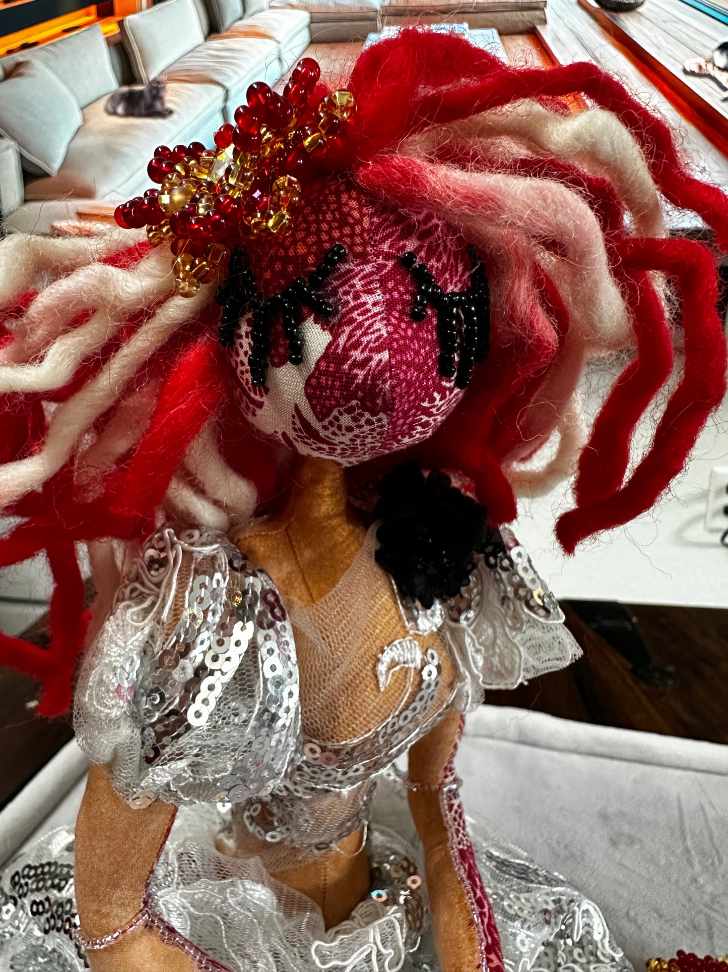 My name is Red Art Doll